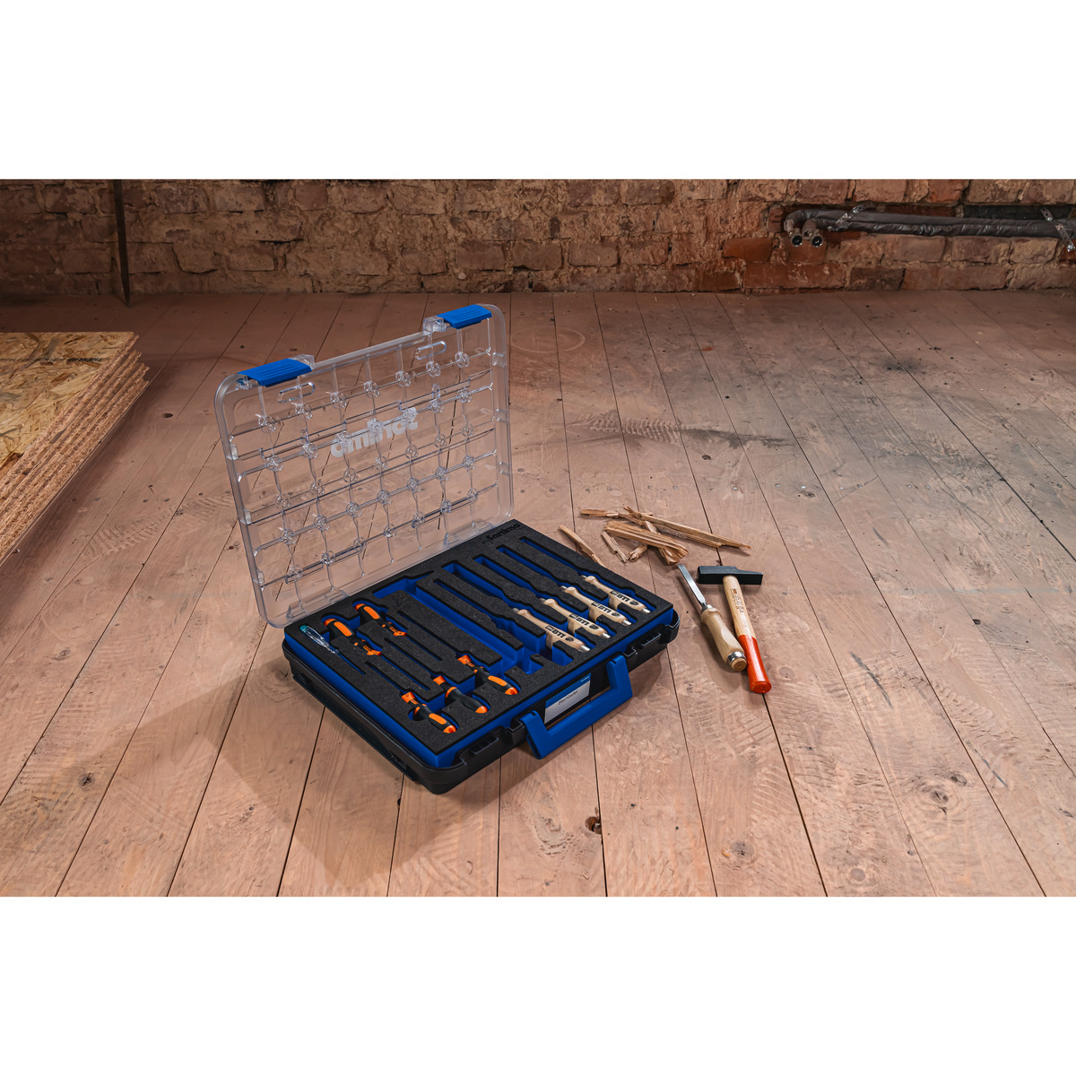 Sortimo T-BOXX 320 Vuota - Cassetta Organizer Con Coperchio Trasparente, Compatibile Con ProClick E ProSafe